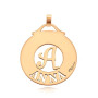 Ciondolo con nome e iniziale in argento 60,00 € Ciondoli