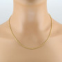 Zoppi Jewels|Collana in oro giallo 18kt a tubolare rigato