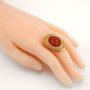 Zoppi Jewels:Anello con corallo naturale in oro giallo 18kt:880,00 €