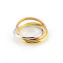 Zoppi Jewels:Fedina 3 colori tipo trinity in argento