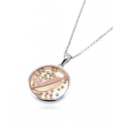 Collane DonnaCollana con cuore in acciaio pallini colorati14,00 €