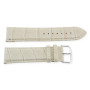 Zoppi Jewels|Cinturino pelle Bianco latte stampa cocco 22mm