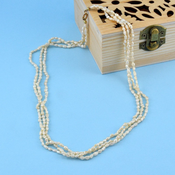 Zoppi Jewels|Collana di perle di fiume barocche 3,5 mm