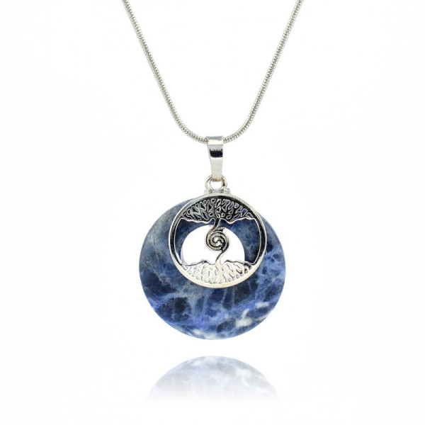 Collana con sodalite e albero della vita 20,00 € Collane con gemme