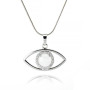 Zoppi Jewels|Collana occhio greco con quarzo naturale