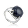Zoppi Jewels|Anello con pietra Goldstone blu