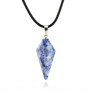Pendente in pietra Diaspro macchia blu 18,00 € Collane con gemme