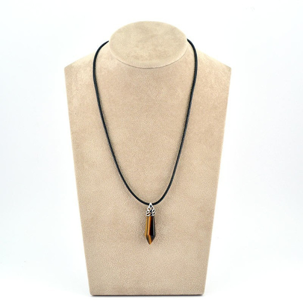 Ciondolo in pietra Occhio di Tigre naturale 15,00 € Collane con gemme