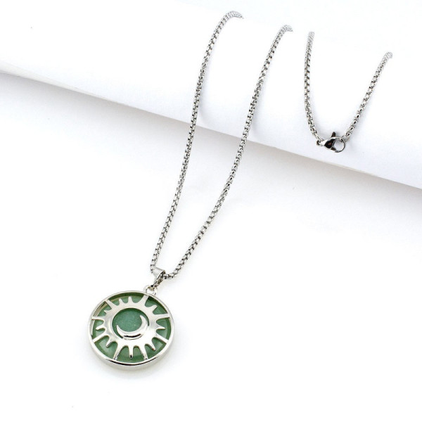 Zoppi jewels|Ciondolo sole luna con Avventurina naturale|20,00 €