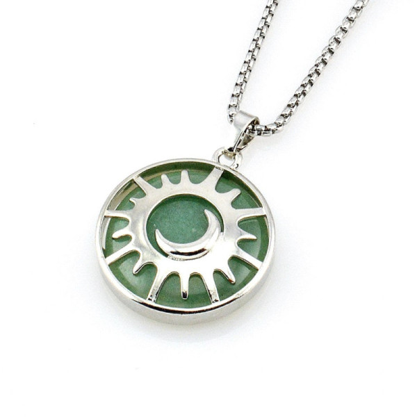 Zoppi jewels|Ciondolo sole luna con Avventurina naturale|20,00 €