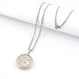 Ciondolo sole luna con Quarzo rosa naturale 20,00 € Collane con gemme