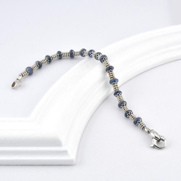 Zoppi Jewels:Bracciale in oro bianco 18kt con radici di zaffiro:1.730,00 €
