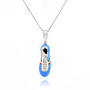 Zoppi Jewels:Scarpino calcio Italia in argento