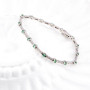 Tennis in oro con diamanti e smeraldi 2,00 € Bracciali oro e diamanti