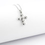 Croce in oro bianco 18kt e diamanti ct.0,14 740,00 € Collane oro diamanti