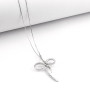 Zoppi Jewels|Croce in oro bianco 18kt con diamanti naturali ct.0,16