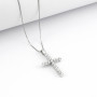 Collana con croce in oro e diamanti 0,64Ct 1,00 € Collane oro diamanti