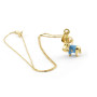 Collana Napoli asino in argento dorato 48,00 € Collane Uomo