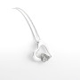 Collana con cuore in oro e diamanti 334,00 € Collane oro diamanti
