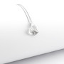 Collana con cuore in oro e diamanti 334,00 € Collane oro diamanti