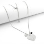 Zoppi Jewels|Collana con ciondolo inciso in acciaio