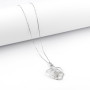 Collana cuore in oro bianco con diamanti 0,35ct 1,00 € Collane oro diamanti