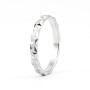 Zoppi Jewels:Fedina in argento lucida e satinata