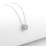 Collana con ciondolo ovale di diamanti 0,12 Ct 420,00 € Collane oro diamanti