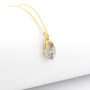 Collana lucchetto in oro e diamanti 360,00 € Collane oro diamanti