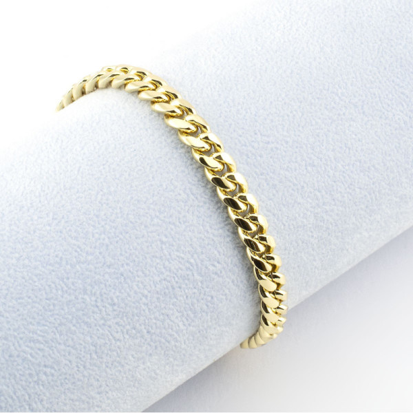 Zoppi Jewels:Bracciale a maglia groumette in acciaio dorato:20,00 €