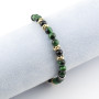 Bracciale in acciaio bicolore e pietre dure 25,00 € Bracciali Uomo