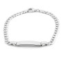 Bracciale in argento 925 con targhetta personalizzabile 49,00 € Bracciali personalizzabili