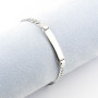 Bracciale in argento 925 con targhetta personalizzabile 49,00 € Bracciali personalizzabili