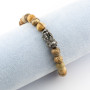 Zoppi Jewels|Bracciale di pietre Paesina e drago in argento