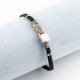 Zoppi Jewels|Bracciale in acciaio e pietra bianca