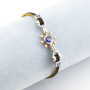 Bracciale in acciaio con timone e cordino 69,90 € Promozioni