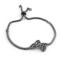 Bracciale tennis in argento nero con farfalla 59,00 € Promozioni