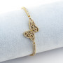 Bracciale tennis in argento dorato con farfalla 59,00 € Promozioni