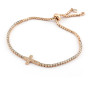 Bracciale Tennis in argento rosa con croce 59,00 € Promozioni