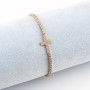 Bracciale Tennis in argento rosa con croce 59,00 € Promozioni