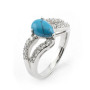 Zoppi Jewels|Anello in argento con turchese