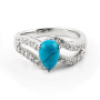 Zoppi Jewels|Anello in argento con turchese