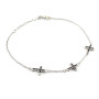 Bracciale unisex con 3 croci nere 30,00 € Bracciali religiosi