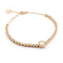 Bracciale Tennis con lettera S in argento rosa 55,00 € Osa Name Collection