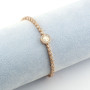Bracciale Tennis con lettera S in argento rosa 55,00 € Osa Name Collection