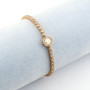 Bracciale Tennis con lettera O in argento rosa 55,00 € Osa Name Collection