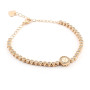 Bracciale Tennis con lettera V in argento rosa 55,00 € Osa Name Collection