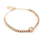 Bracciale Tennis con lettera K in argento rosa 55,00 € Osa Name Collection