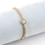 Bracciale Tennis con lettera K in argento rosa 55,00 € Osa Name Collection