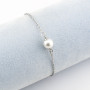 Bracciale con perla in acciaio anallergico 8,00 € Home